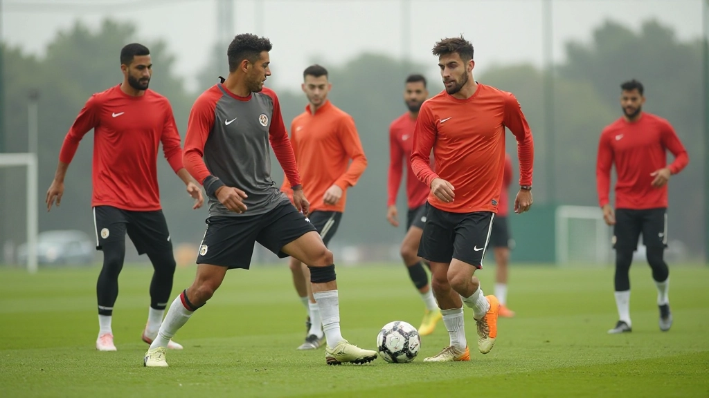 صورة توضح تحسين تقنية التمرير والاستقبال بين لاعبي كرة القدم